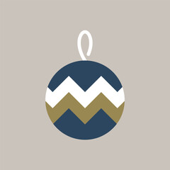 オーナメントのシンプルなカラーアイコン