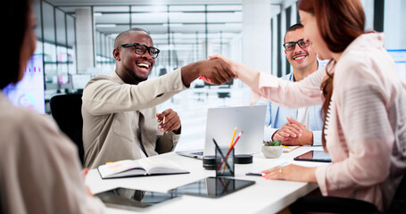 Business Staffing Interview In Office