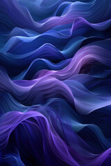 Fototapeta premium Fluid Shapes in Dark Color Palette