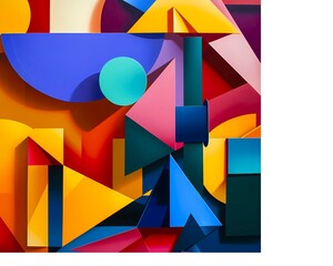 Abstract_geometric_shapes_vibrant_colors_dynamic_composition