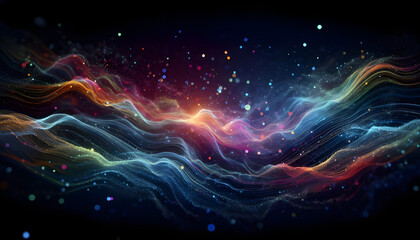 Obraz premium Gravity wave abstract background