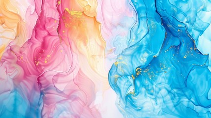 Color abstract background paint mixed