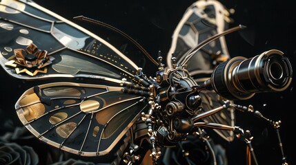 Fototapeta premium Steampunk Butterfly