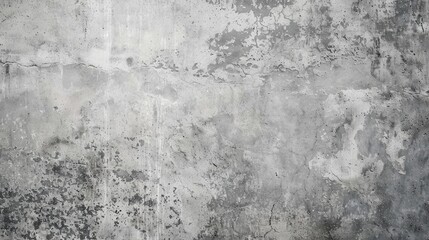 Obraz premium Aged gray concrete wall texture background for design and copy space.