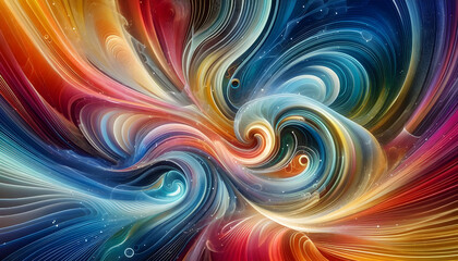Gravity wave abstract background