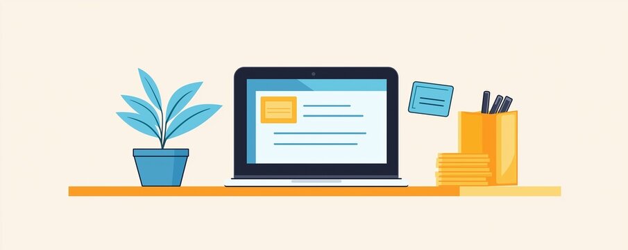 Payment confirmation page, successful transaction, flat design illustration