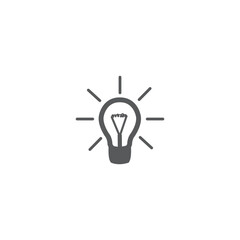 Glowing bulb icon ,icon, glowing bulb vector, bulb logo , bulb vector, bulb logo vector, Idea logo,