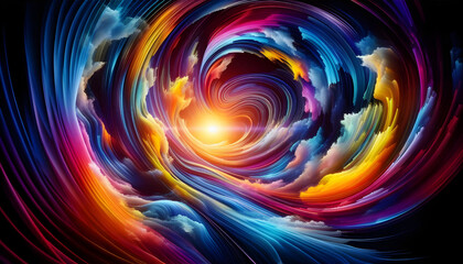 Gravity wave abstract background