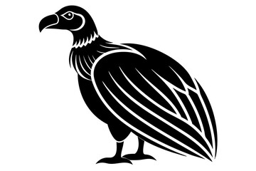 California Condor silhouette vector illustration