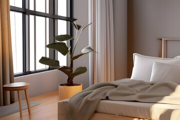 modern living room with sofa