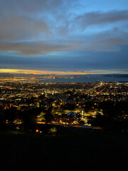city overlook at night