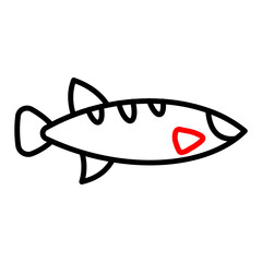 Mackerel Fish Dual Tone