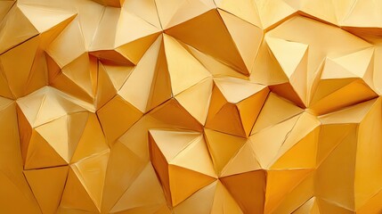 Fototapeta premium Abstract Gold Geometric Pattern of Interlocking Triangles