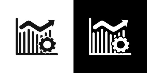 business excellence icon Symbol mark in filled style