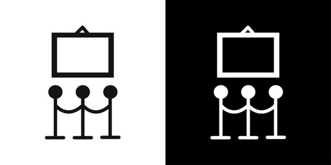 Exhibit icon Symbol mark in filled style