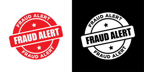 Fraud Alert icon Symbol mark in filled style