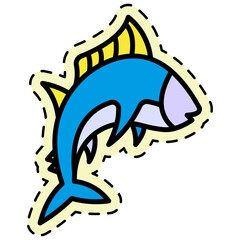 Naklejka premium Tuna Sticker
