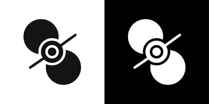 pulsar star icon Symbol mark in filled style