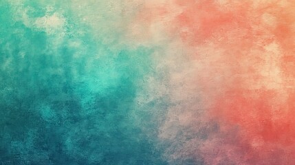 Naklejka premium Teal and Orange Abstract Gradient Background