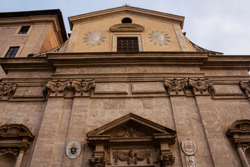 A small renaissance church in Rome