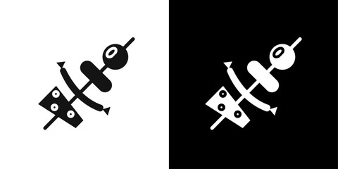 tapas icon Symbol mark in filled style