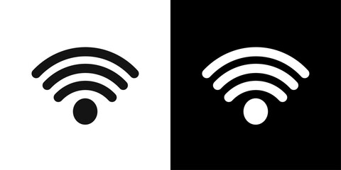 Wifi icon Symbol mark in filled style