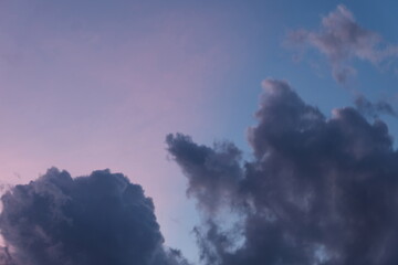 Obraz premium time lapse of clouds