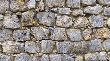 Fototapeta premium Stone wall texture background of an ancient castle.