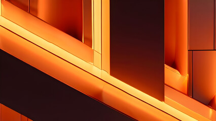 A high-resolution 3D rendering of an abstract composition featuring intersecting lines and planes, with a clean, modern aesthetic and dynamic lighting.