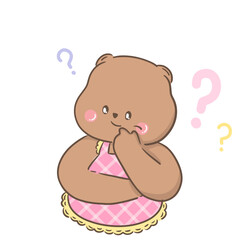 a little bear with momy