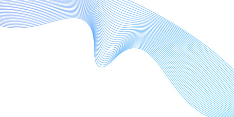 Fototapeta premium abstract blue wave background,Blue minimal round lines abstract background. abstract blue lines pattern or wavy stripes for business background,template abstract design flowing particles wave,