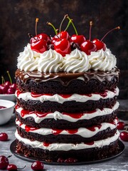 cake with cherry