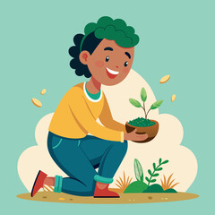 garden illustration vector