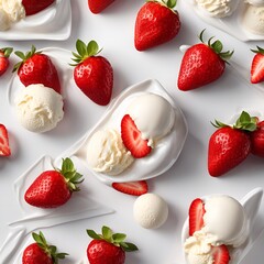 strawberries and ice cream
Generative AI