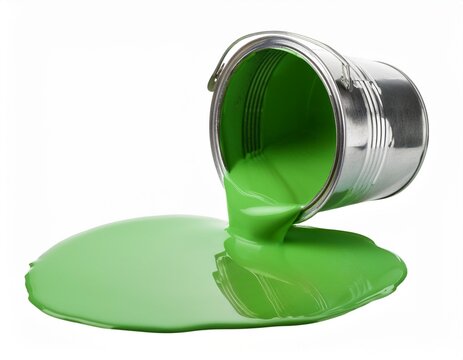 green paint can