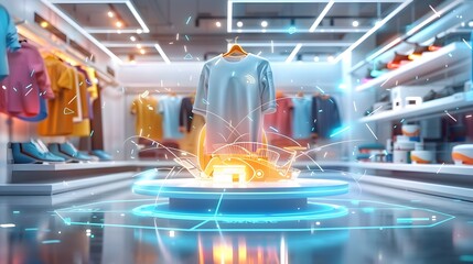 Futuristic Shopping Experience with Augmented Reality.