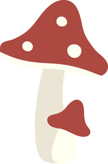 Isolated autumn mushroom vector
fall Mushrooms image.
Mushrooms in cartoon style svg. 