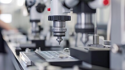 High-precision measurement devices in a metrology lab