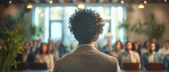 Professional business training seminar