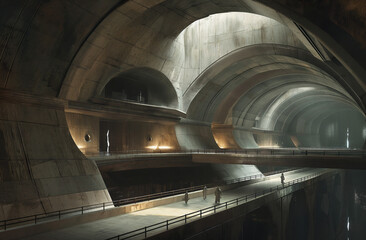 Fototapeta premium Underground tunnels