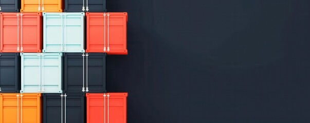 Black Friday inventory analysis, stock management, flat design illustration