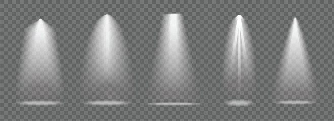 Realistic scene illumination set.