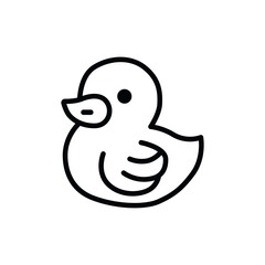 cute duck vector illustration graphic