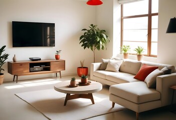 Fototapeta premium living room interior