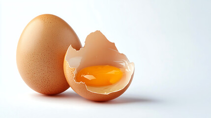 Broken eggs are a sign of loss and a sign of beginnings.