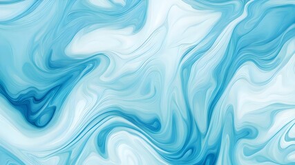 Obraz premium sky blue ink liquid background 