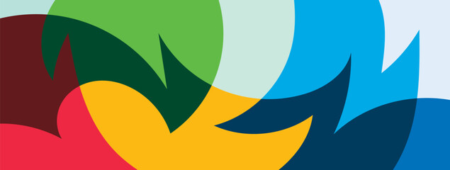 Abstract shape art background vector design. Wallpaper for banner, magazine, social media, creative album, art cover editable layout illustration template.	
