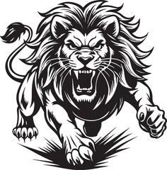  agry lion