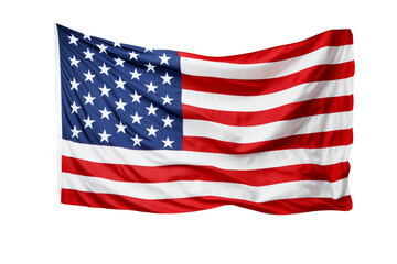 Fototapeta premium united stat flag on transparent background. united flag isolated on transparent background png cutouts. Image for graphic designer. Image for flyers. Image for communication. Patriotic united.