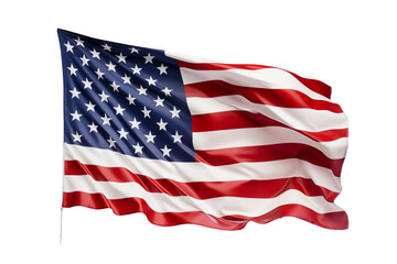united states flag on transparent background. united state flag isolated on transparent background png cutouts. Image for graphic designer. Image for flyers. Image for communication. Patriotic united.